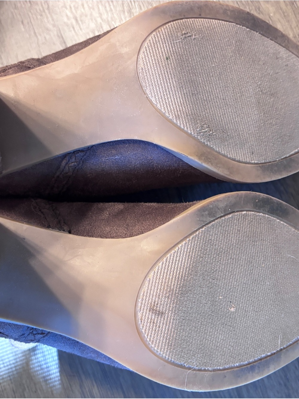 Maurices Brown Faux Suede Pointed Ankle Booties - Picture 9 of 9